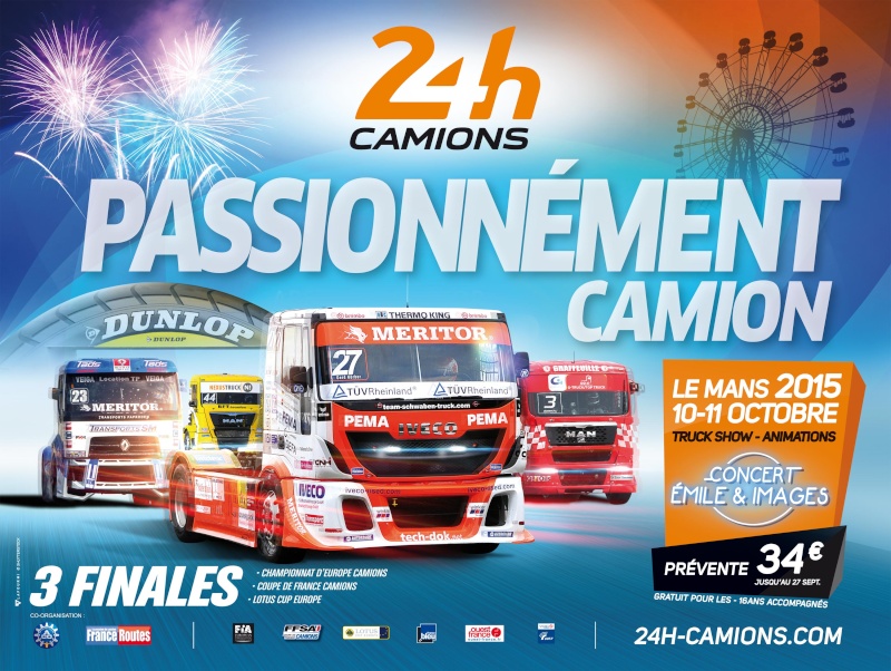 24 heures du Mans "Camions" 2015 Affich10