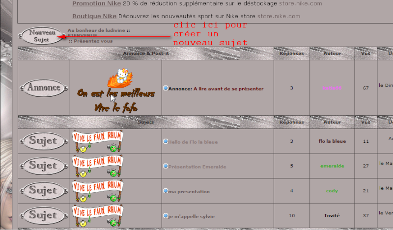 comment le forum est constituer et/ou disposé?? Craer_11