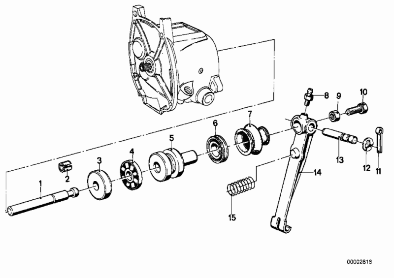 [tous modèles] vis M8 pas de 100 pour tendeur démontage/montage embrayage Joint611