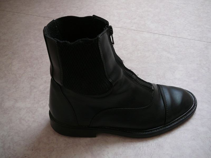 [color=red]Boots cuir noir, [u]excellent état[/u]- t38[/color] P1030111