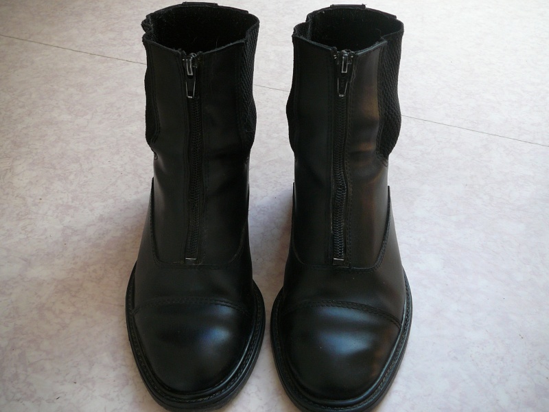 [color=red]Boots cuir noir, [u]excellent état[/u]- t38[/color] P1030112
