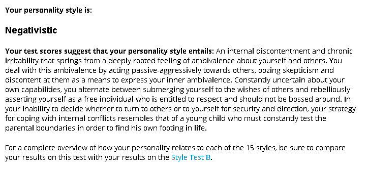 Personal Personality Styles 89262b10