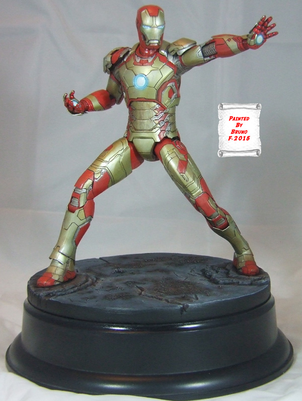 L'atelier de bruno : Iron Man Mark XLII - maquette Dragon Models Iron_m15
