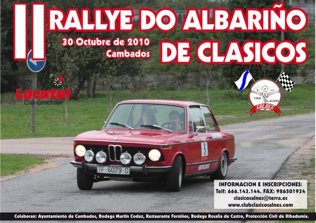 II Rallye Do Albariño Clásico 30 X 2010 Cartel12