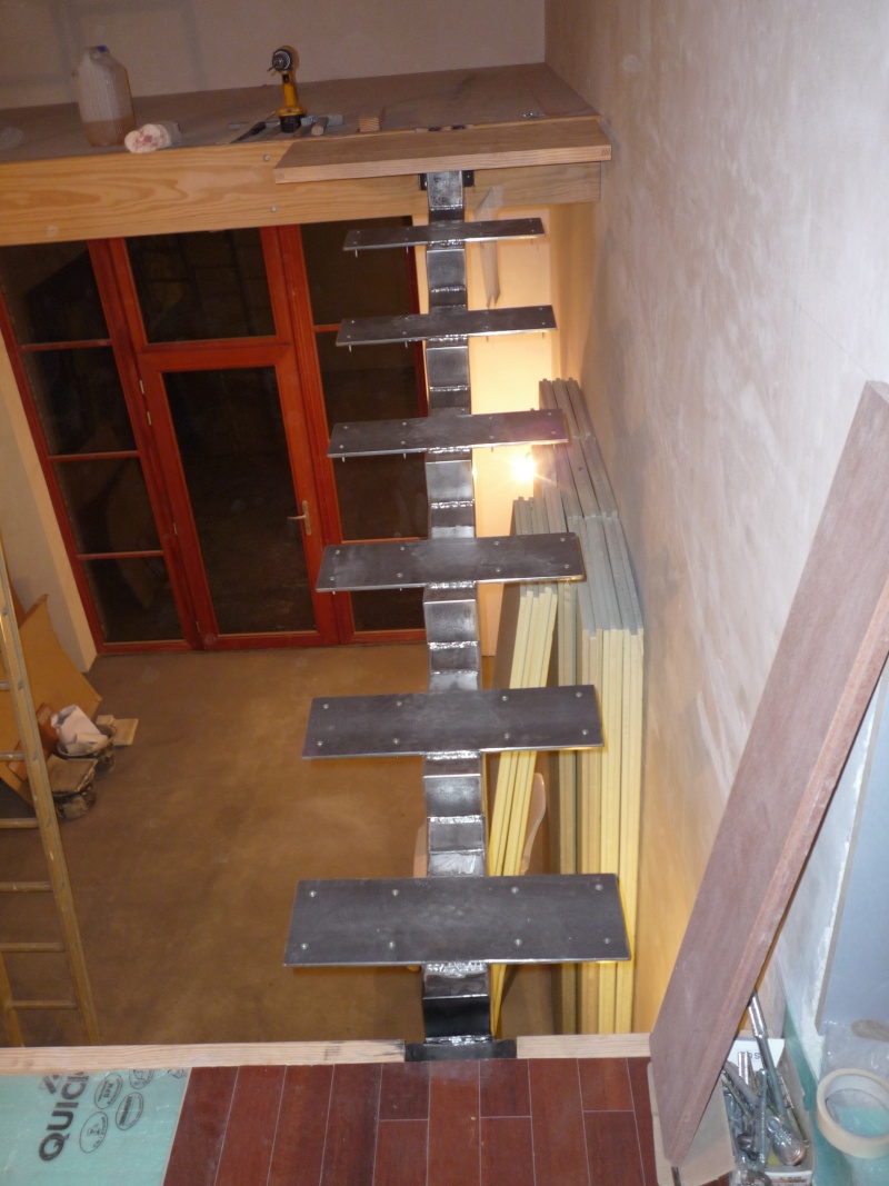 Escalier métal et bois 3710
