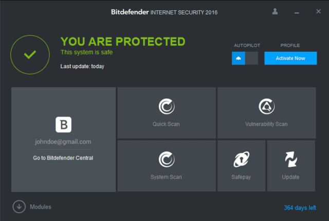 Bitdefender Internet Security 2016 - Ransomware Protection Bitdef10