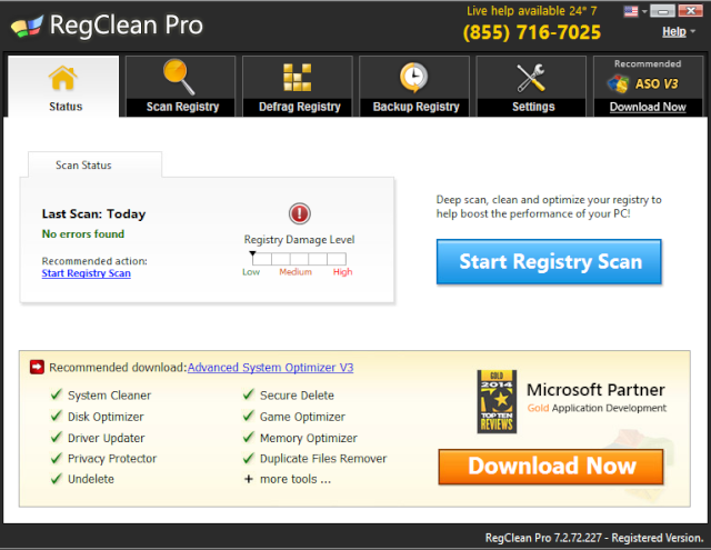 Phần mềm RegClean Pro 7.2 dọn dẹp, tối ưu hóa Window Registry Regcle10