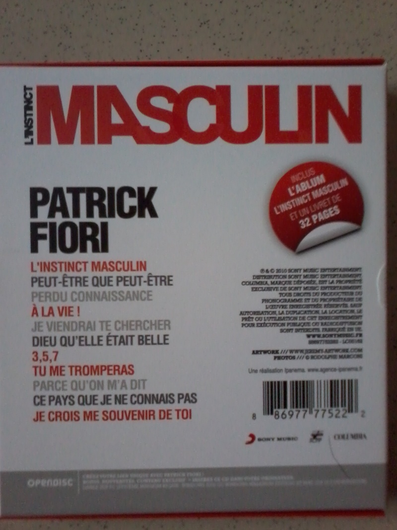 Prochain album: "L'instinct Masculin", sortie le 27 sept. - Page 22 Photo033
