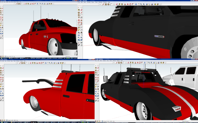 things you have done in sketchup or what ever you use  Ratler10