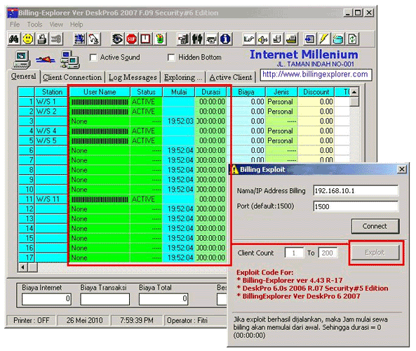 Reset Durasi Billing Explorer Untitl35