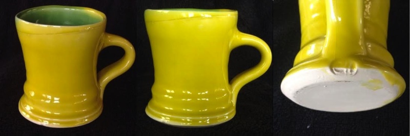 Campbell Hegan yellow and green mug Chegan10