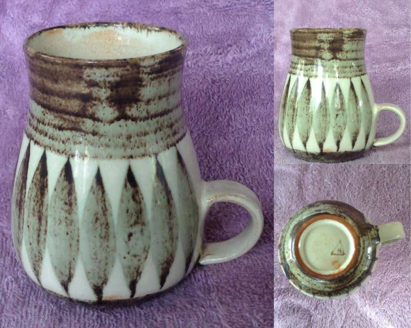 pottery - Hanmer Pottery mugs (4,5,6) and bowls (2) Hanmer10