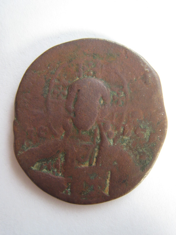 Monnaie : Follis byzantin Medail18