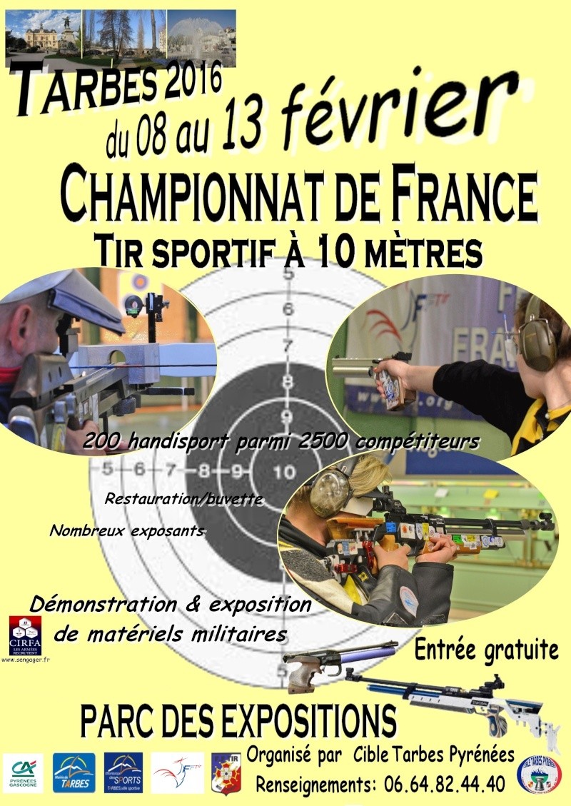 championnat de france indoor Tarbes  Affich10