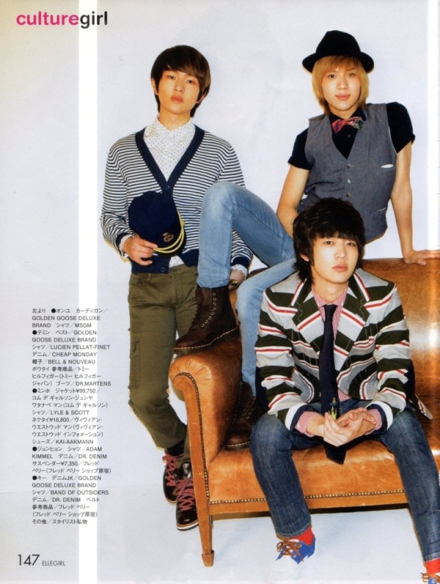 [SCAN] SHINee at ELLE JAPAN Ellegi18