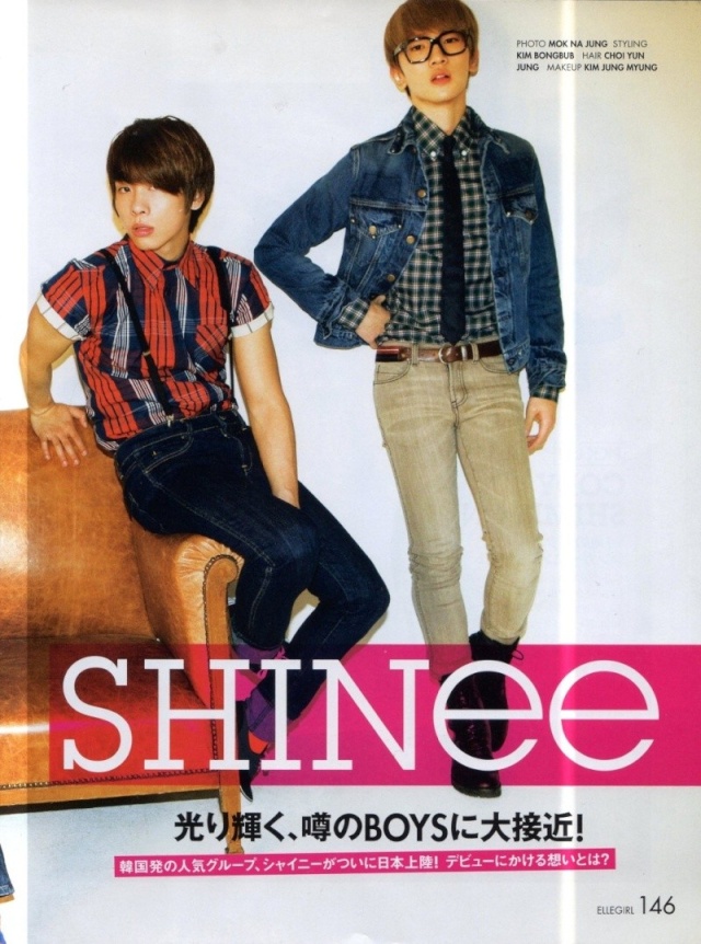 [SCAN] SHINee at ELLE JAPAN Ellegi21