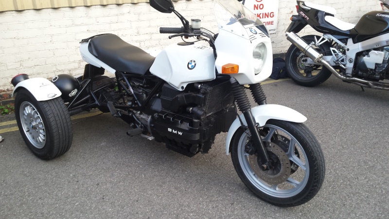 My beautiful BMW K100 Trike 20150811
