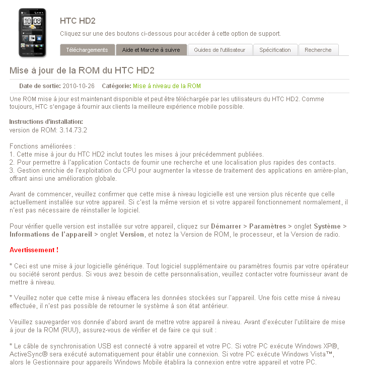[AIDE] ROM Officielle 3.14.73.2 Rom10
