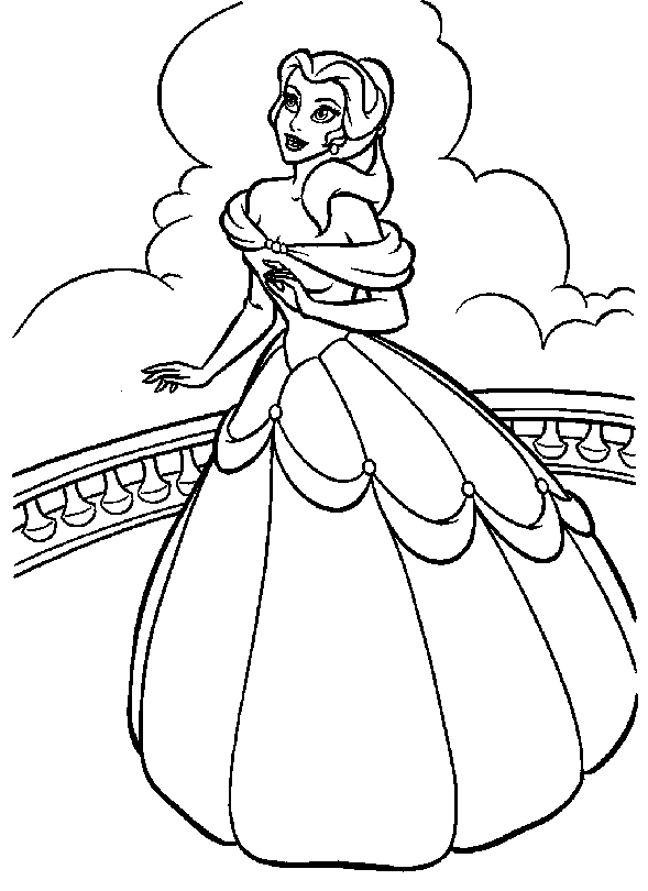 Coloriage de princesse Colori11