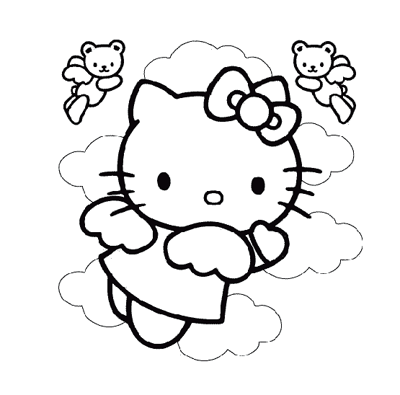Hello Kitty Dessin10