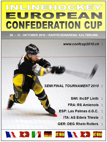 Résultat premier tour de la coupe européenne des confédérations de roller-hockey Flyer210