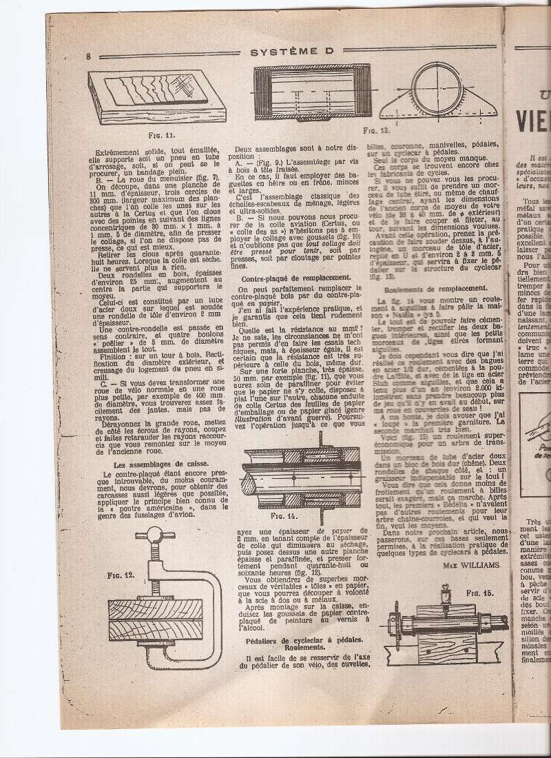 Fabriquez un cyclecar à pédales (Système D n°1 décembre 1945) System13