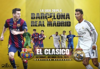 تقديم الكلاسيكو : ( برشلونة vs ريال مدريد ) الجولة (31) من الدوري الإسباني 2015/2016 El-cla10