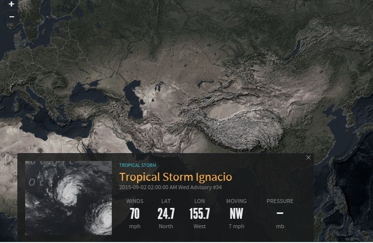 Lo nunca visto. Tres huracanes categoría 4 a la vez en el Océano Pacífico Sin_ty10