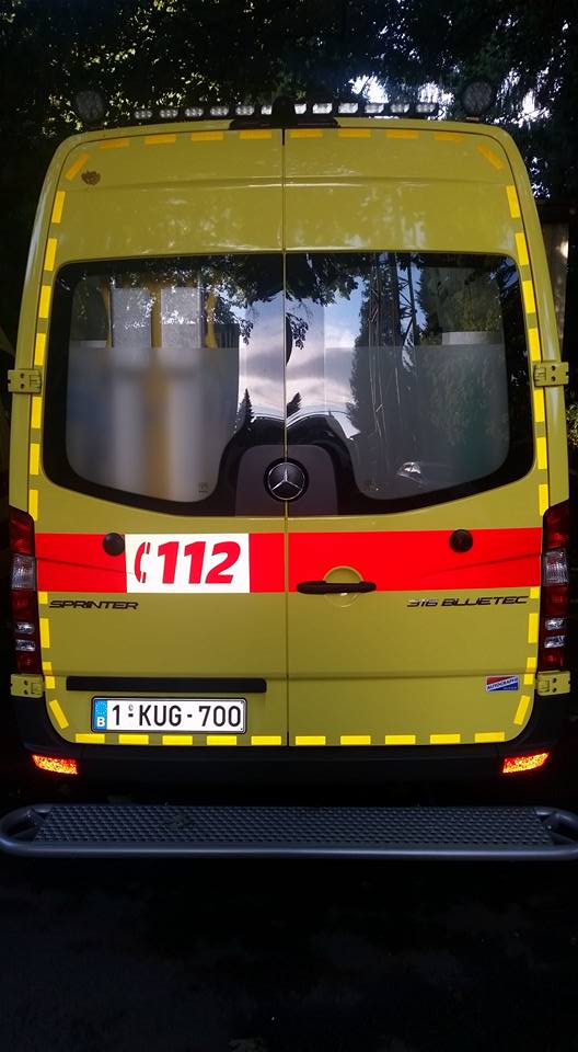 Croix Rouge de Belgique : Nouvelles ambulances Mercedes Sprinter pour le service de secours 1kug7014