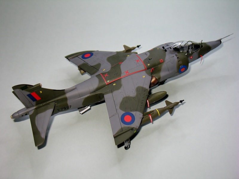 guerre aérienne aux Malouines episode 9 Harrier GR-3 n°1 RAF Sqn 1982 Img_6479