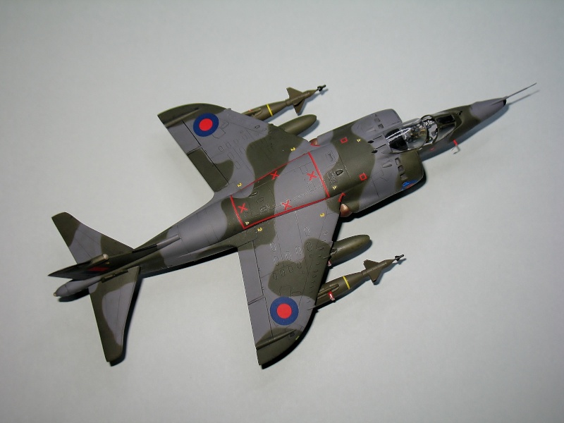 guerre aérienne aux Malouines episode 9 Harrier GR-3 n°1 RAF Sqn 1982 Img_6485