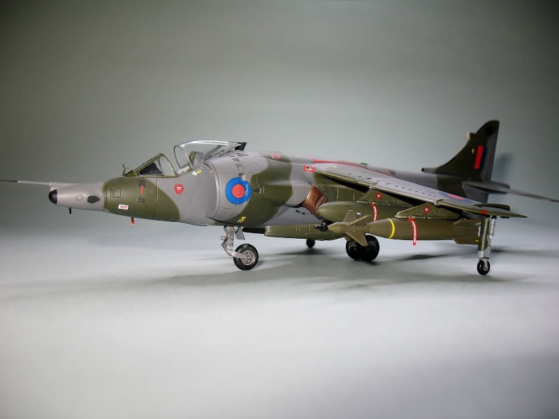 guerre aérienne aux Malouines episode 9 Harrier GR-3 n°1 RAF Sqn 1982 Img_6490