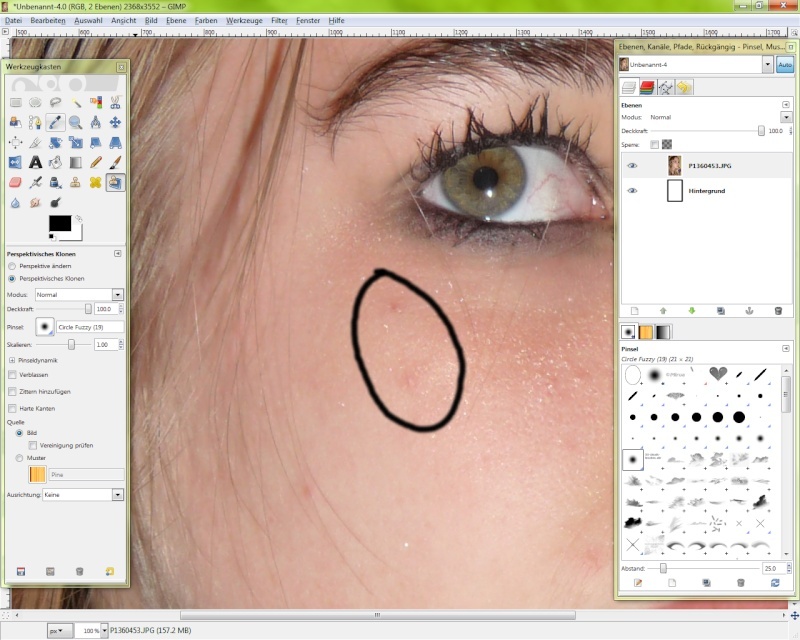 [Gimp] Tutorial: Retuschen (Anfänger) 110