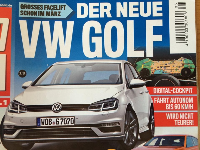 La VW Golf restylée de 2016 aura la reconnaissance gestuelle 11954510