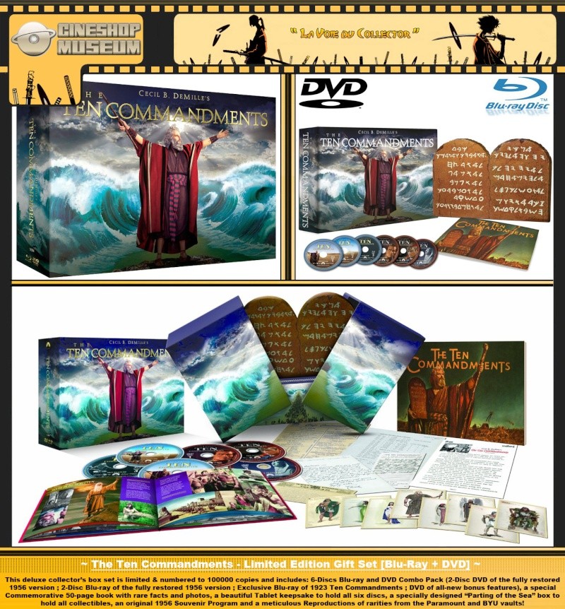 les dix Commandments - Limited Edition Gift Set [3 Blu-Ray + 3 DVD] Theten10