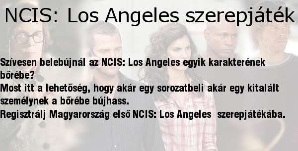 NCIS: Los Angeles - szerepjáték Hir10