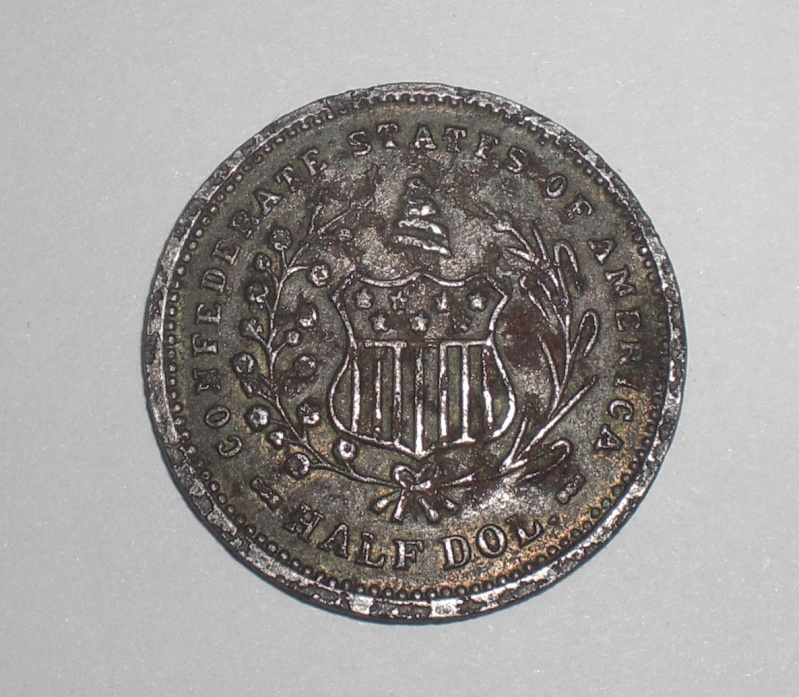 Confederate Half Dollar 1861 Halfdo11