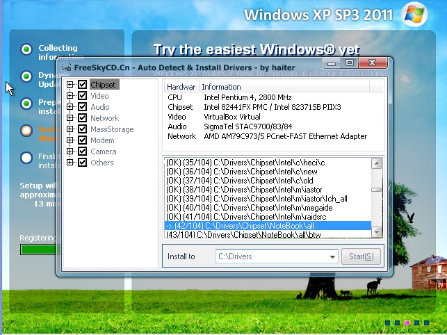  Windows XP SP3 2011 Autodriver  Autodr10