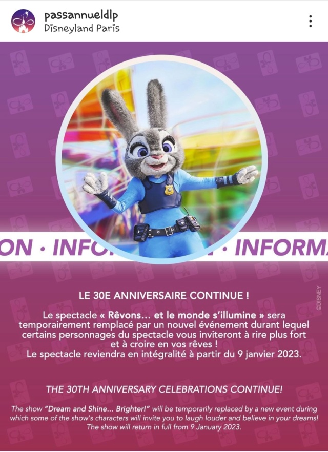 Le Noël Enchanté Disney (du 12 novembre 2022 au 8 janvier 2023) - Page 4 Screen20