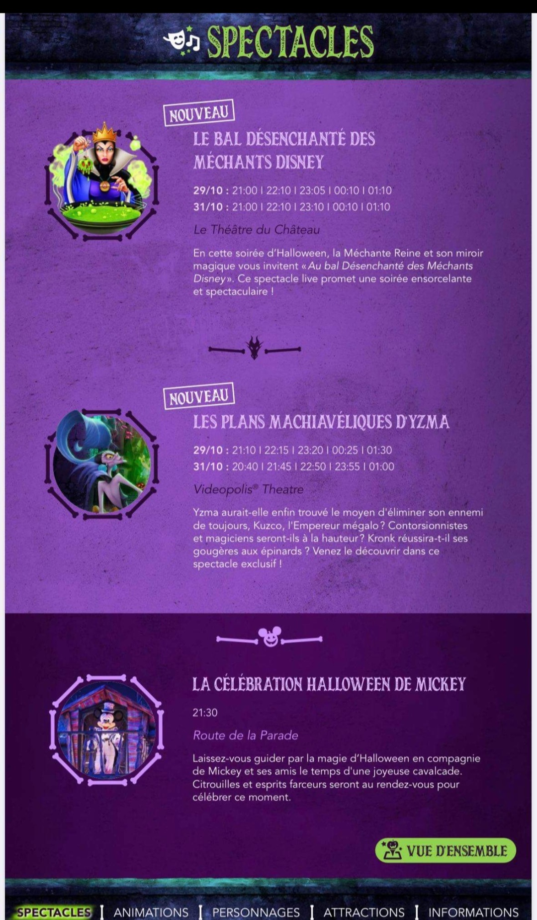  - Soirées Halloween Disney [29 et 31 octobre 2022] - Page 3 Screen26