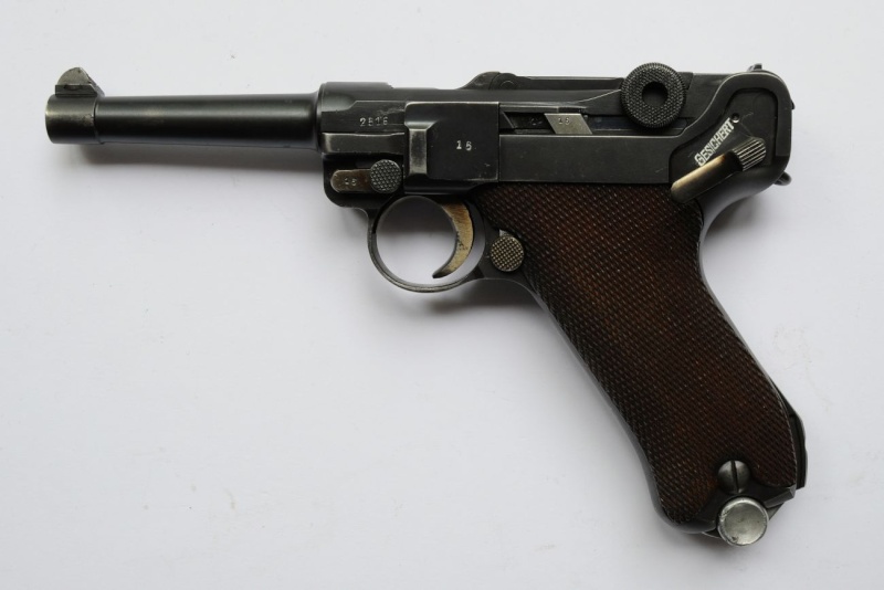 Un rare P 08 Mauser de la Kriegsmarine allemande, de 1935, codes G et S/42. Mauser11