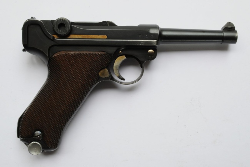 Un rare P 08 Mauser de la Kriegsmarine allemande, de 1935, codes G et S/42. Mauser14