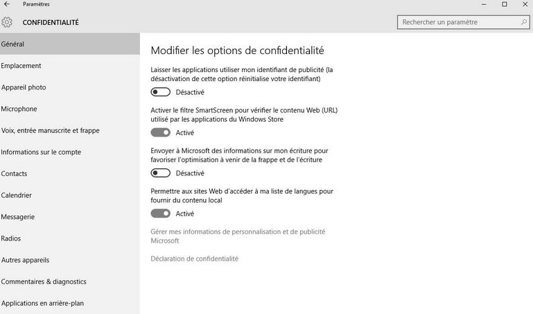 Windows 10 ne viole pas votre vie privée (Microsoft) W10-co10