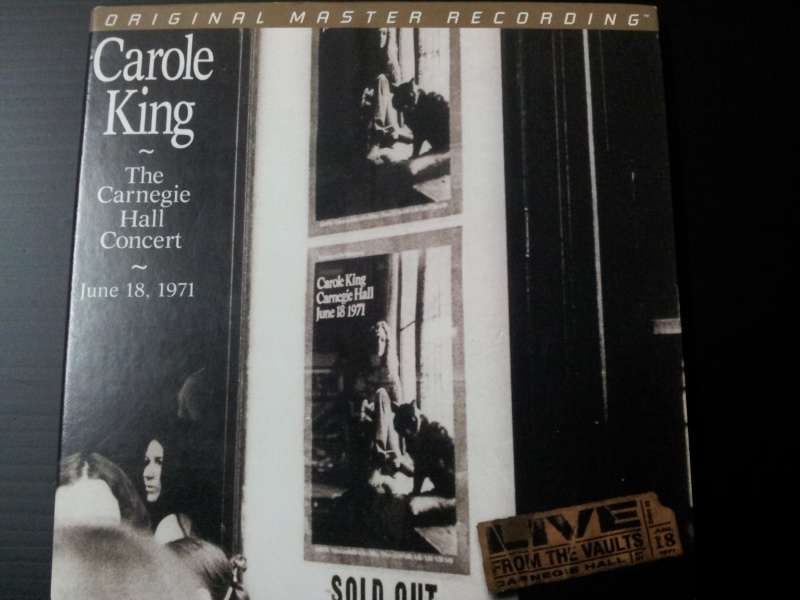Carole King - The Carnegie Hall Concert - Mobile Fidelity Sound Lab UHR SA Hybrid CD - Sold Carole10