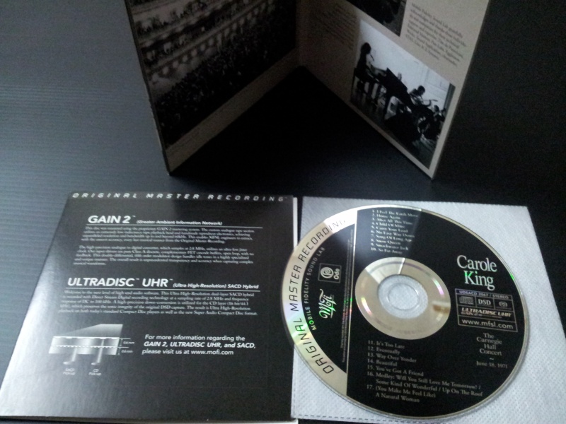 Carole King - The Carnegie Hall Concert - Mobile Fidelity Sound Lab UHR SA Hybrid CD - Sold Carole12