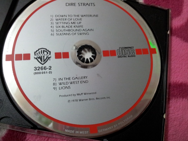 Dire Straits - Self-Titled, West Germany, Polygram, Rare, Target (early pressing) CD - SOLD Dire210