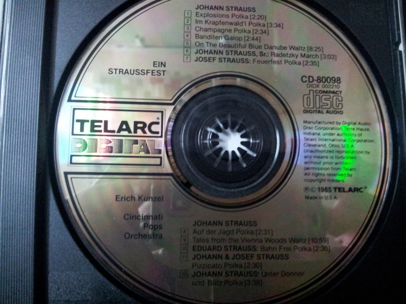 Telarc Gold CD - Ein Straussfest Kunzel Cincinnati Pops Orchestra - SOLD Ein210