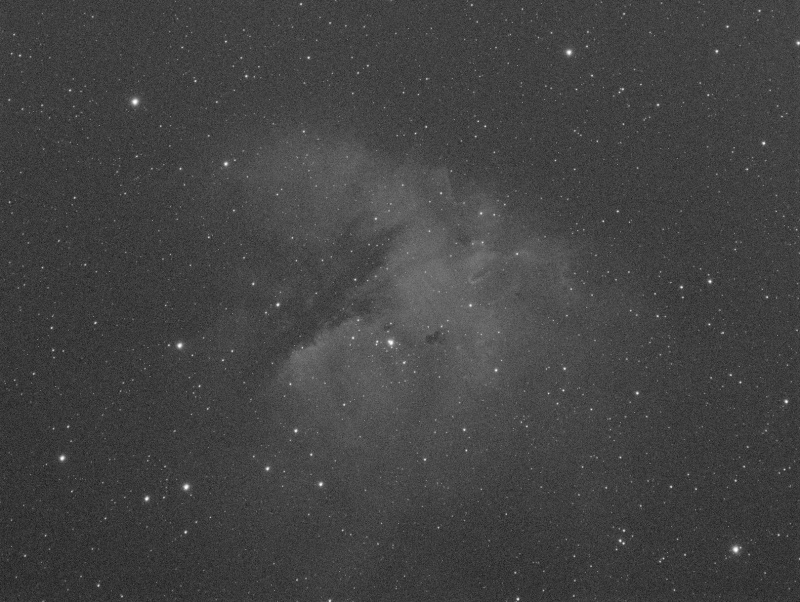 NGC281 en SHO (essai) Ha_bru10