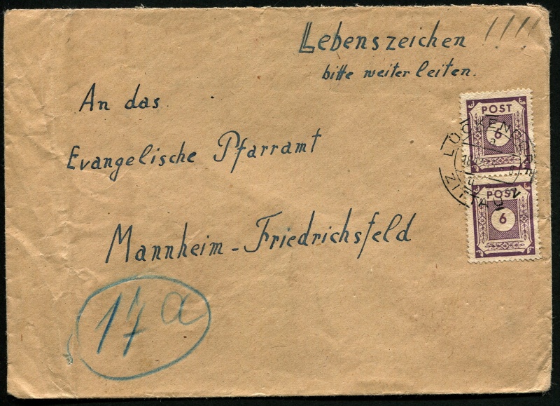 nach - Deutschland - Landpoststempel (Poststellenstempel) Postst12