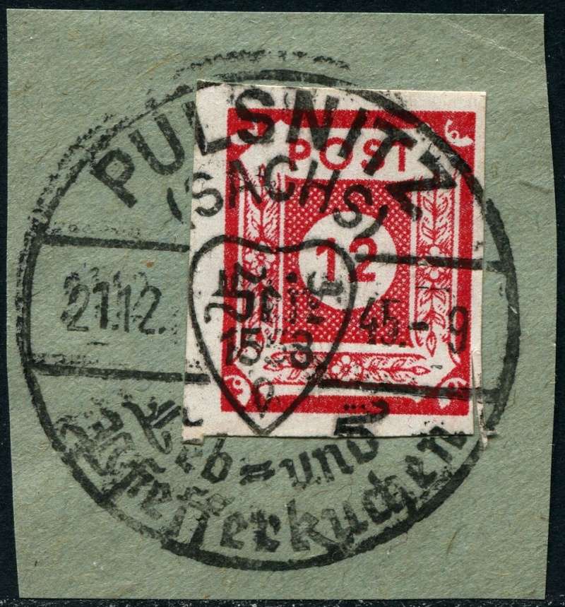 1945 - Ortswerbestempel - Deutschland nach 1945 (Handstempel) Werbes10